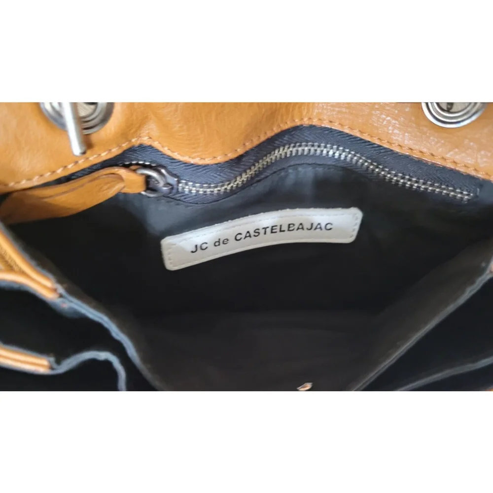 JC De Castelbajac Made In Italy‎ Flag Leather Purse
